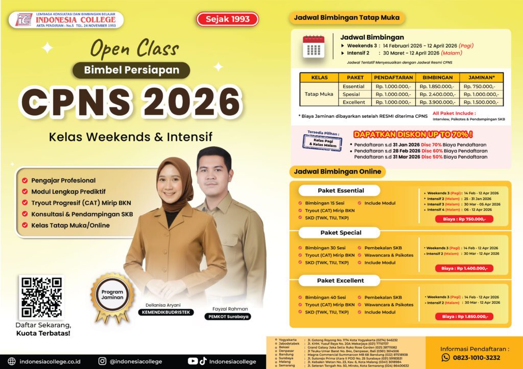 Brosur Bimbel CPNS dan PPPK 2026