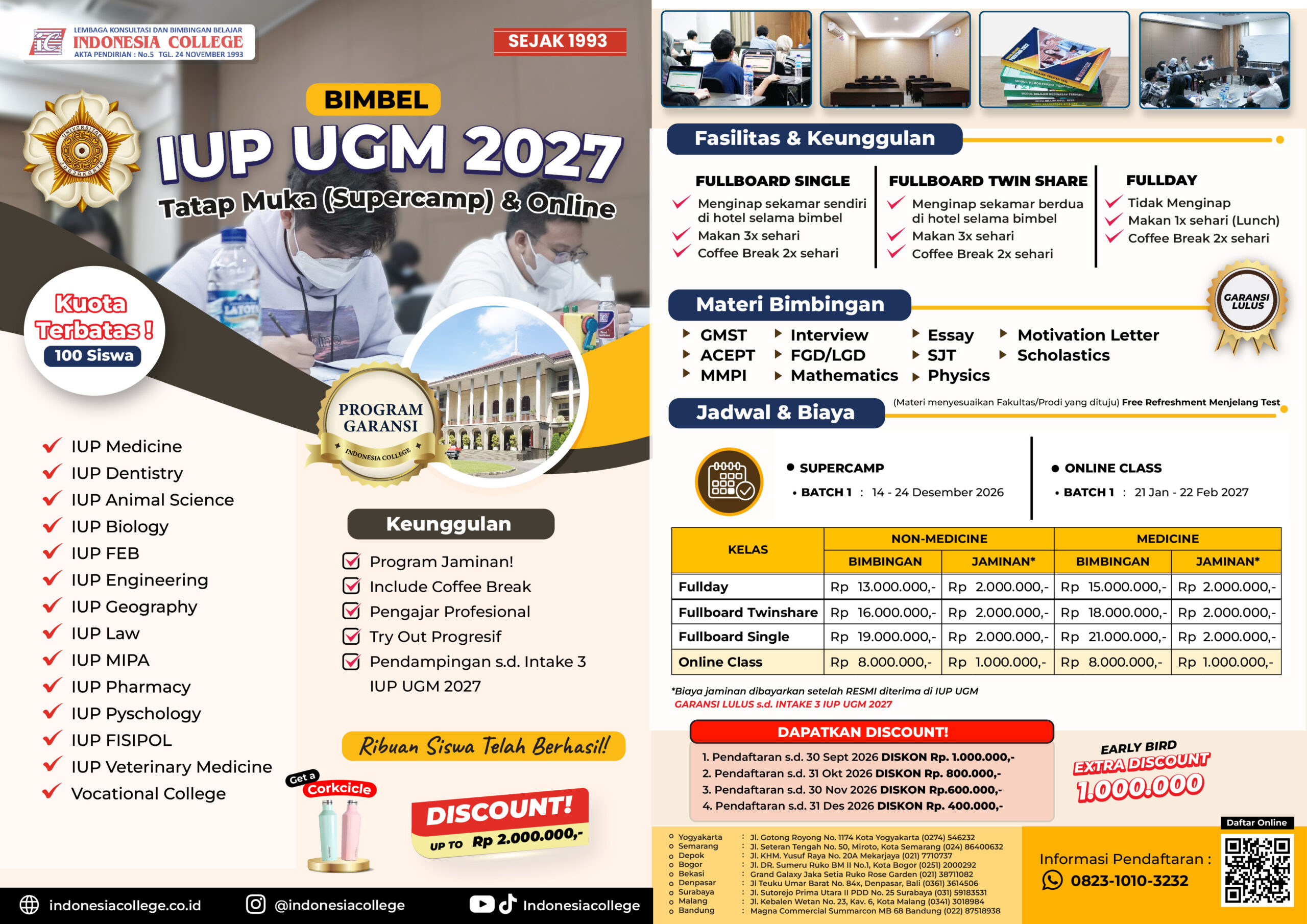 Bimbel IUP UGM 2027